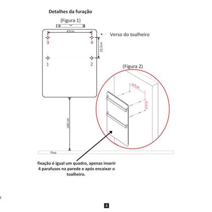 Imagem de Toalheiro Térmico Vieiro Branco 220v Flaza