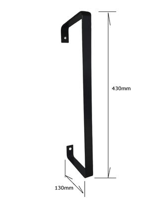 Imagem de Toalheiro Vertical Barra de Metal Estilo Industrial 2 Peças