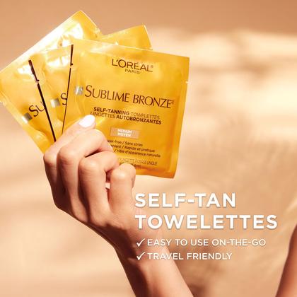 Imagem de Toalhetes Autobronzeadores L'Oréal Paris Sublime Bronze - 6 Unidades