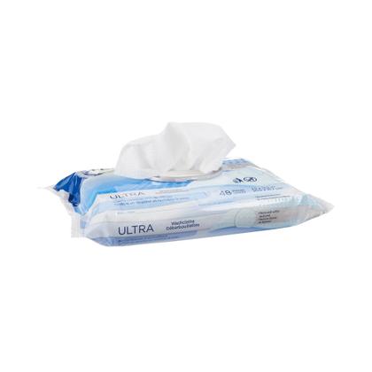 Imagem de Toalhetes de limpeza TENA ProSkin Ultra 20x32 cm, pacote com 48