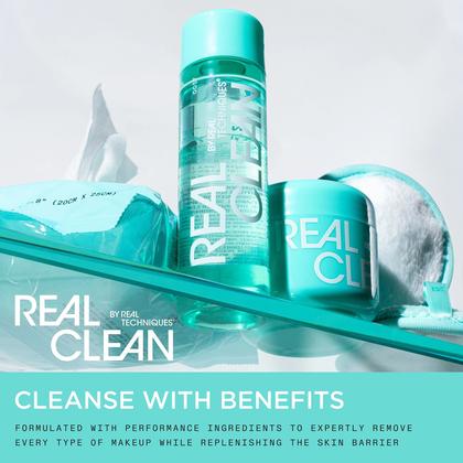 Toalhetes de remoção de maquiagem Real Techniques Real Clean XL 25 Imagem de Toalhetes de remoção de maquiagem Real Techniques Real Clean XL 25