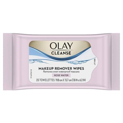 Imagem de Toalhetes desmaquilhantes Olay Cleanse Rose Water 25 Wipes