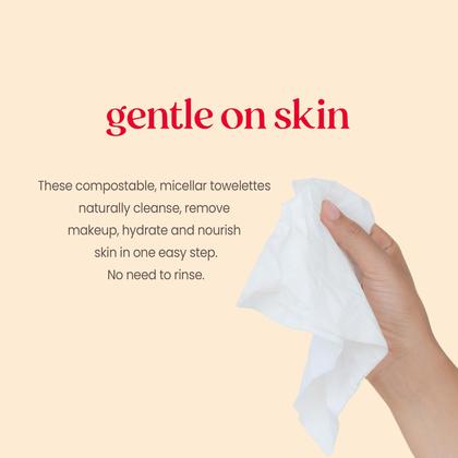 Toalhetes faciais Burt's Bees Coconut & Lotus Micellar 30 Ct (pacote com 3) Imagem de Toalhetes faciais Burt's Bees Coconut & Lotus Micellar 30 Ct (pacote com 3)