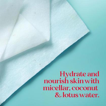 Toalhetes faciais Burt's Bees Coconut & Lotus Micellar 30 Ct (pacote com 3) Imagem de Toalhetes faciais Burt's Bees Coconut & Lotus Micellar 30 Ct (pacote com 3)
