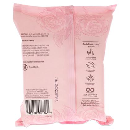 Imagem de Toalhetes para remoção de maquiagem Burts Bees Micellar Rose