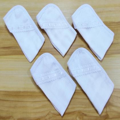 Imagem de Toalhinhas de Boca Bebê Kit Higienização com 11 Unidades 100% Algodão Dupla Camada