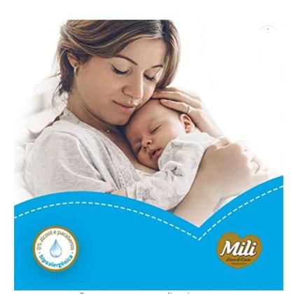 Imagem de Toalhinhas Umedecidas Mili Love & Care Kit 8 Pacotes 100 Und