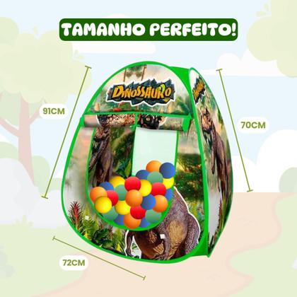 Imagem de Toca Barraca Infantil + 25 Bolinhas + Bola Brinquedo Praia