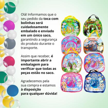 Imagem de Toca Barraca Infantil + 25 Bolinhas + Bola Brinquedo Praia