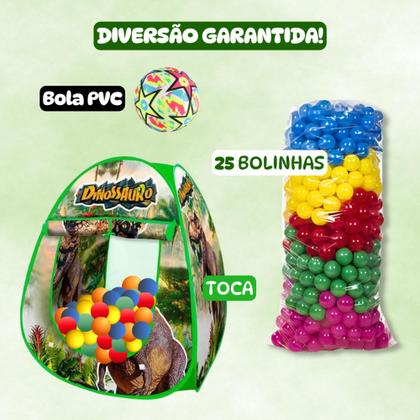 Imagem de Toca Barraca Infantil + 25 Bolinhas + Bola Brinquedo Praia