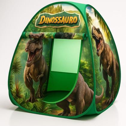 Imagem de Toca Barraca Infantil Floresta Dinossauro Dobravel Bolinhas Coloridas