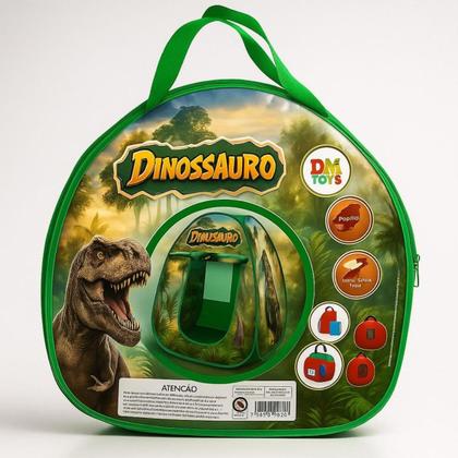 Imagem de Toca Barraca Infantil Floresta Dinossauro Dobravel Bolinhas Coloridas
