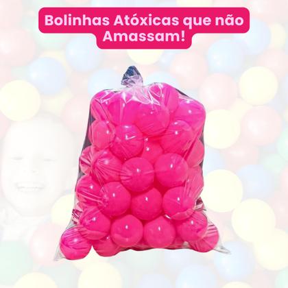 Imagem de Toca Barraca Infantil Floresta Divertida Princesa Sereia Astronauta Dobravel Com 50 Bolinhas