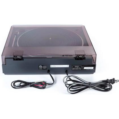 Imagem de Toca-discos Analógico Denon DP-29F Acionado por Correia Cápsula MM Equalizador Phono Integrado 33 1/3 e 45 RPM Preto 110v