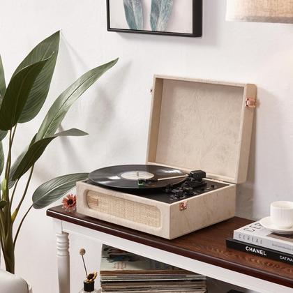 Imagem de Toca-discos de vinil Arkrocket Coryphaeus Bluetooth de 3 velocidades