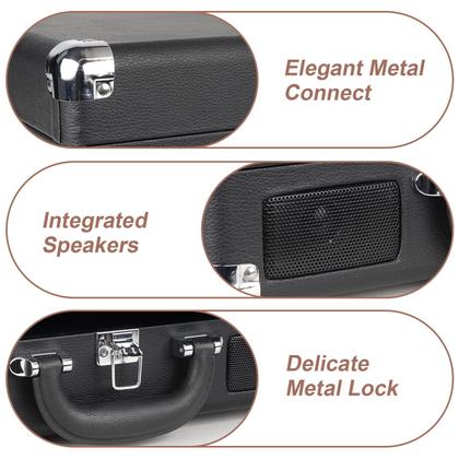 Imagem de Toca-Discos de Vinil Sem Fio Bluetooth DIGITNOW - 3 Velocidades