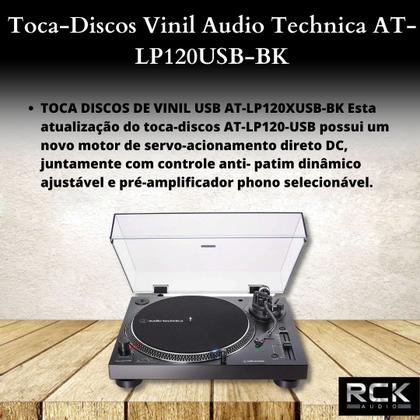 Imagem de Toca-Discos Vinil Audio Technica AT-LP120USB-BK