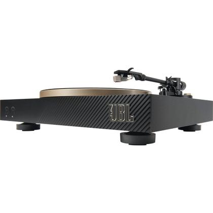 Imagem de Toca-Discos Vinil Bluetooth JBL Spinner BT, Hi-Fi Premium, Preto com Dourado - JBLSPINNERBTGLDBR