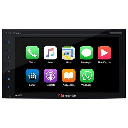 Imagem de Toca DVD Nakamichi NA6605 Tela Touch de 6.8" USB/ CD/ DVD/ BT/ Aux/ FM