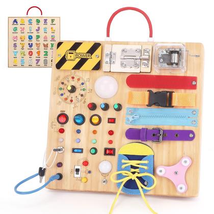 Imagem de Toddler Busy Board Sumsoltic Montessori Toys de 1 a 3 anos