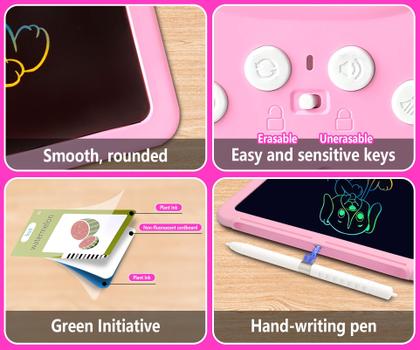 Imagem de Toddler Toy Rylai Talking Flash Cards 510 Sight Words com tablet