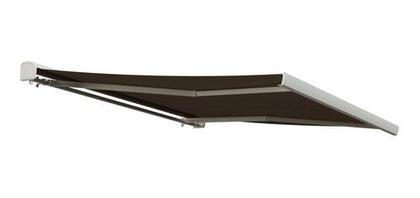 Imagem de Toldo Articulado Motorizado De Poliester Marrom 3,00x2,50m