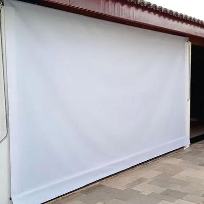 Imagem de Toldo Cortina Branco - 3,90m x 1,50m - kit completo