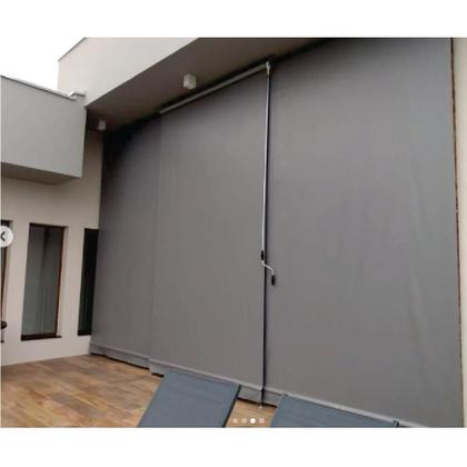 Imagem de Toldo Cortina Cinza - 1,70m x 2,50m - kit completo