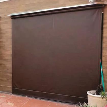 Imagem de Toldo Cortina Marrom - 2,70m x 3,00m - kit completo