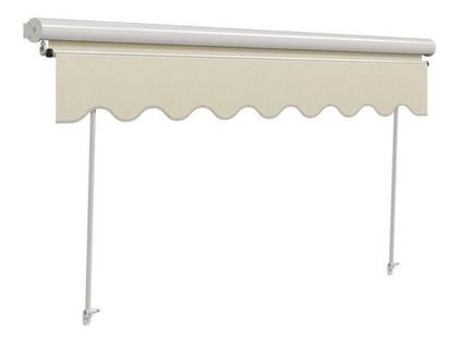 Imagem de Toldo Retratil Manual De Poliester Bege 2,50x2,50m + Pratico