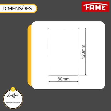 Imagem de Tomada 2p+t 10a 250v Horizontal 4x2 Habitat Onix Fame Cinza