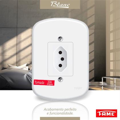 Imagem de Tomada 2p+t 20a/250v~ - Blanc Fame Original