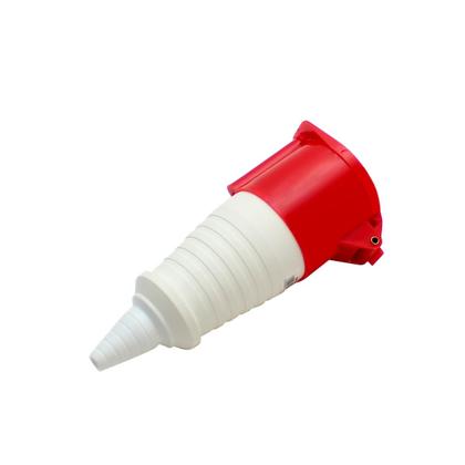 Imagem de Tomada acoplamento 3p+t 32a vermelho 6h 380/440v omg 4256