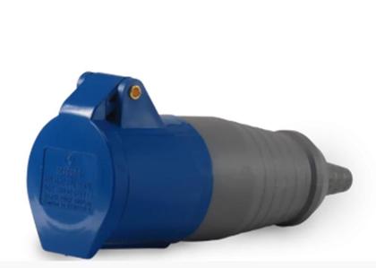 Imagem de Tomada acoplamento industrial - acoplador 3056 16a 2p+t 220/240 6h soprano 3,4 e 5 polos