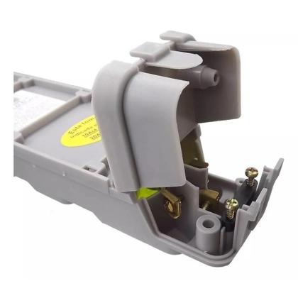 Imagem de Tomada Barra Dupla 2T 20A 2P+T Cinza Extensão Robust Fiolux
