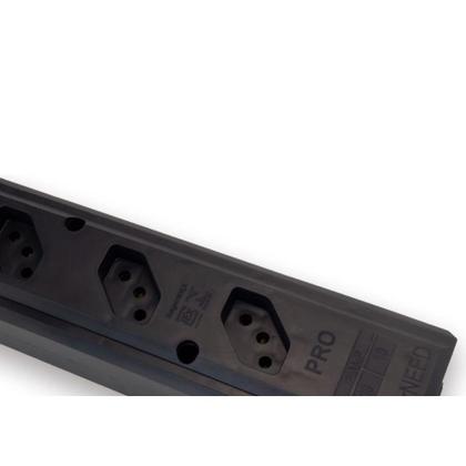 Imagem de Tomada Barra Interneed Pro45Â   Tripla 10/20A 2 Polos +Terra Preta 074182