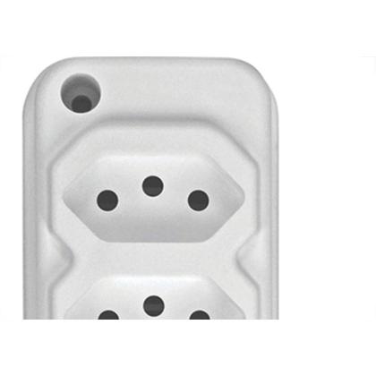 Imagem de Tomada Barra Techna Dupla 2P+T 10A Branco