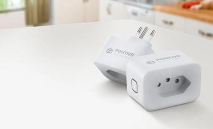 Imagem de Tomada Casa Inteligente Smart Plug Wi-fi Positivo 10a Alexa