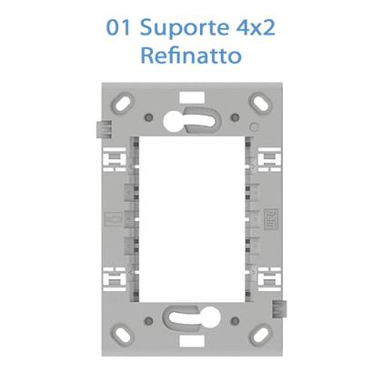 Imagem de Tomada Completa 10a C/ Interruptor Preto Refinatto Style