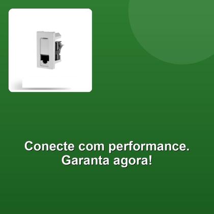 Imagem de Tomada Dados LCS2 RJ45 Cat5e 1m Branca