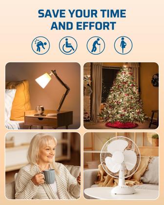 Imagem de Tomada de controle remoto sem fio DEWENWILS programável