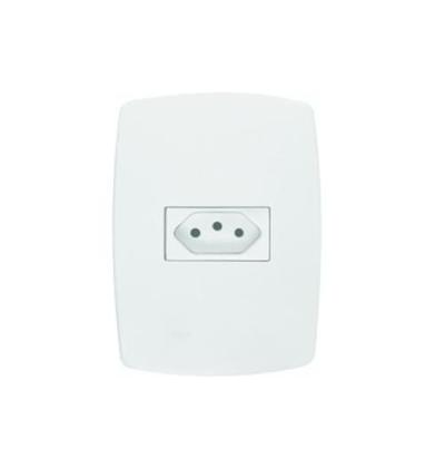 Imagem de Tomada De Parede 10A 2 Polos + Terra Perola Radial 1803113