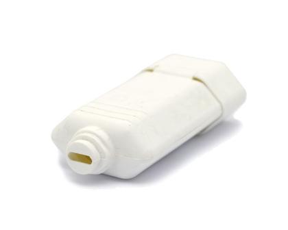 Imagem de Tomada Desmontável Branca 2P+T A/C 10A/250V - TMD1-3 - Margirius