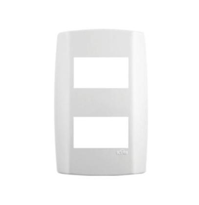 Imagem de Tomada Dupla 10a Monobloco 3 Pinos C/ Espelho Ilumi 80120