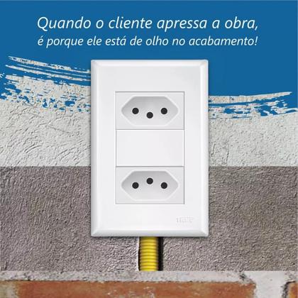Imagem de Tomada Dupla 2p+t / 250v / 20 Ampères Fame Evidence - 2 Und
