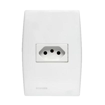Imagem de Tomada Embutir 2P+T 20 Amperes Branca Linha Ilus 5UB99050 - SOPRANO