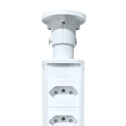 Imagem de Tomada Forma De Torre Retrátil De Embutir Em Mesa Bancada 20a 3 Entradas 2 Usb Fio 1,8 Metros