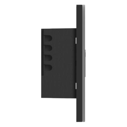 Imagem de Tomada intelbras ets 2002  simples com 2 tecla touch preto