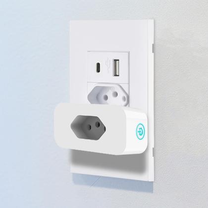 Imagem de Tomada Inteligente 20A Wifi Com medição Alexa e Google Home Tuya Com medição - Jwcom SA-026N-G20A