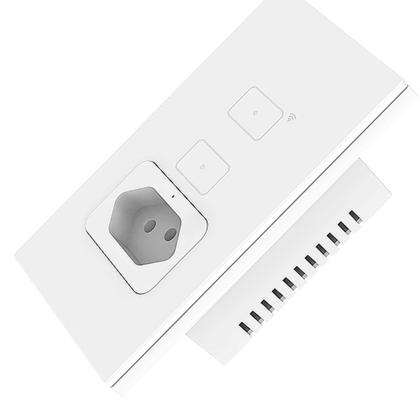 Imagem de Tomada Inteligente com Interruptor WiFi 2 Botões Alexa e Google - Aitek